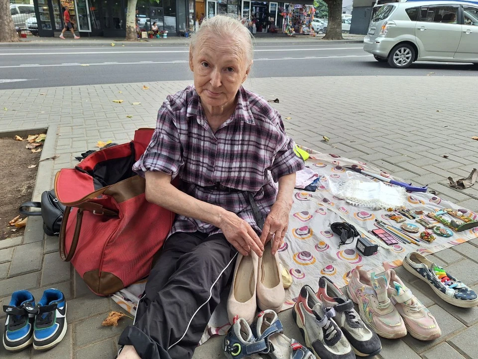 Галина Борисовна зарабатывает в день максимум 50 леев.