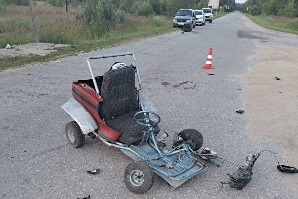 Фото с места смертельного ДТП.