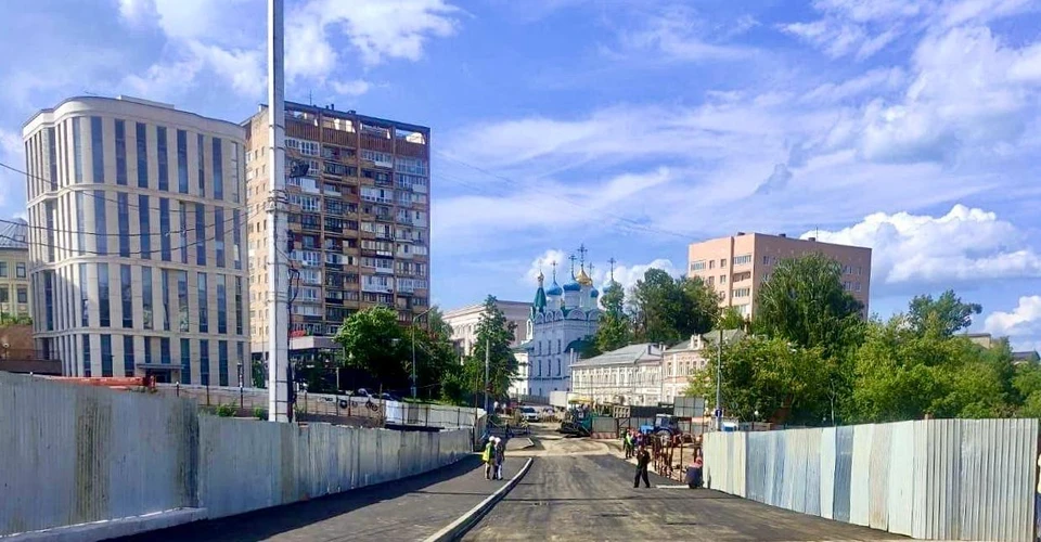 Дорожное и пешеходное движение откроют на Лыковой дамбе с 2 августа. Фото: пресс-служба администрации Нижнего Новгорода.