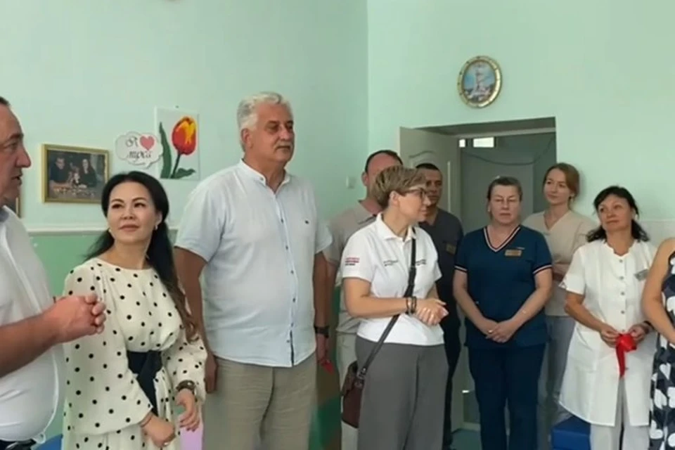 Первый кабинет послеродового восстановления открыли в Бердянске. Фото: Народный фронт Запорожской области