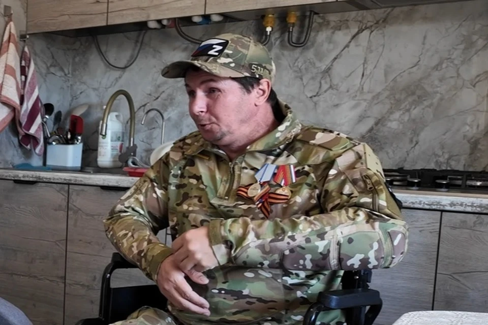 Павел с позывным "Кипиш" бял тяжело ранен на Херсонщине, но хочет помогать товарищам на передовой. Фото: Народный фронт Крыма