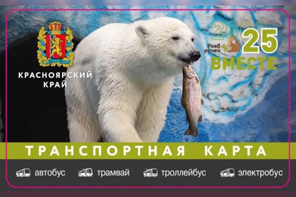 В Красноярске выпустили транспортные карты с животными «Роева ручья». Фото: «Роев ручей»