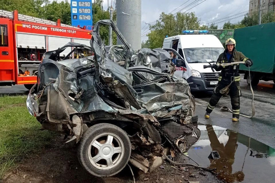 Смертельное ДТП произошло на Южном шоссе в Нижнем Новгороде.