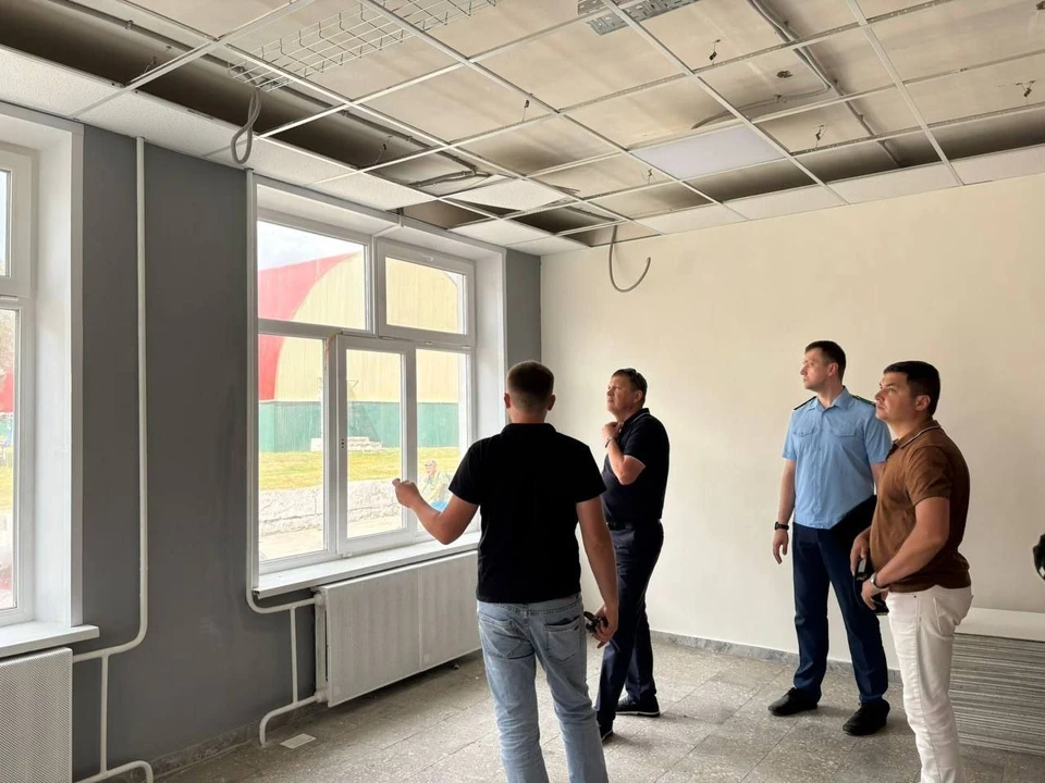 Прокуратура требует завести дело после проверки ремонта Большенагаткинской школы | ФОТО: прокуратура Ульяновской области