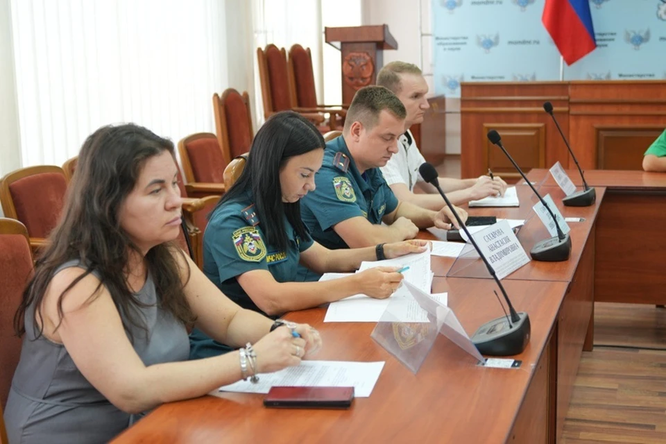 В ДНР специальные комиссии завершили оценку готовности образовательных учреждений перед 1 сентября. Фото: ТГ/Трофимов