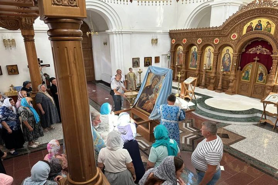 Иверская икона Божьей Матери — одна из самых любимых в народе. Фото: ТГ/ Горловская епархия