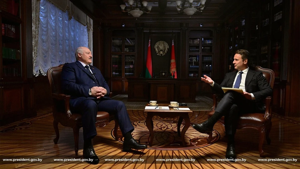 Интервью Александра Лукашенко Саймону Шустеру набрало миллионные просмотры. Фото: president.gov.by