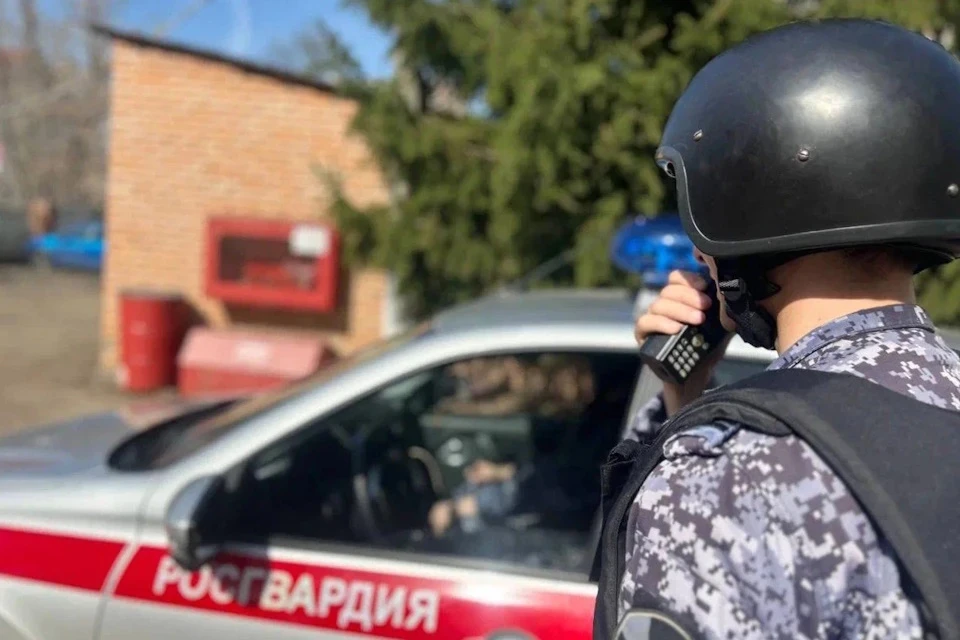 В Подмосковье задержали рабочего, напавшего на коллегу с ножом на стройке Фото: пресс-служба Росгвардии Московской области
