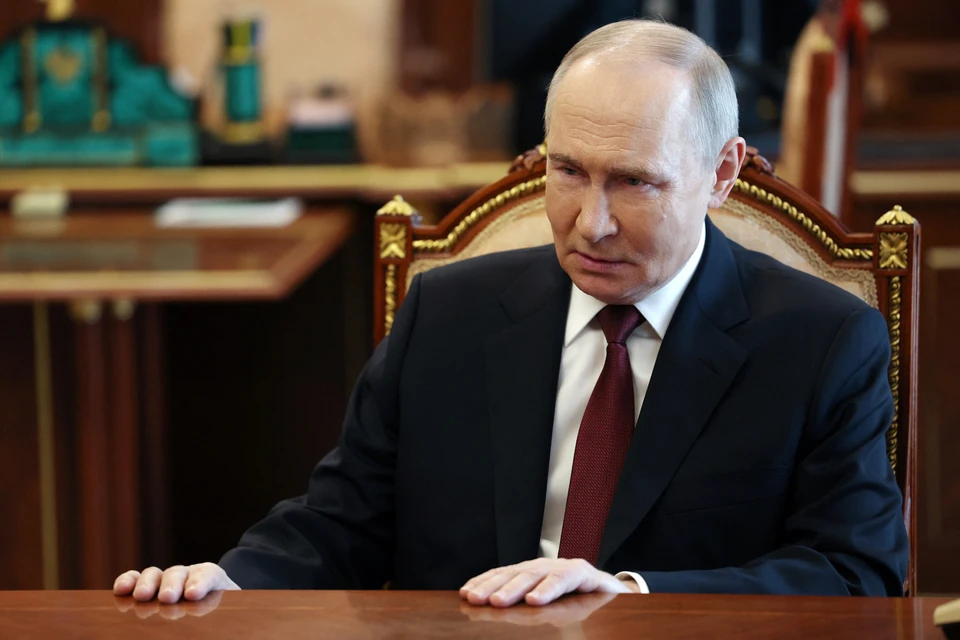 Путин провел рабочую встречу с врио губернатора Коми Гольдштейном