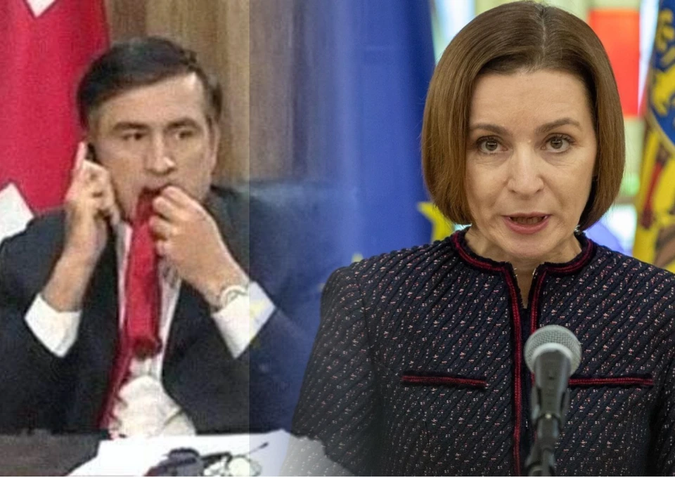 Запад лицемерит, говоря о Саакашвили и Санду, как о маяках демократии Фото: коллаж КП