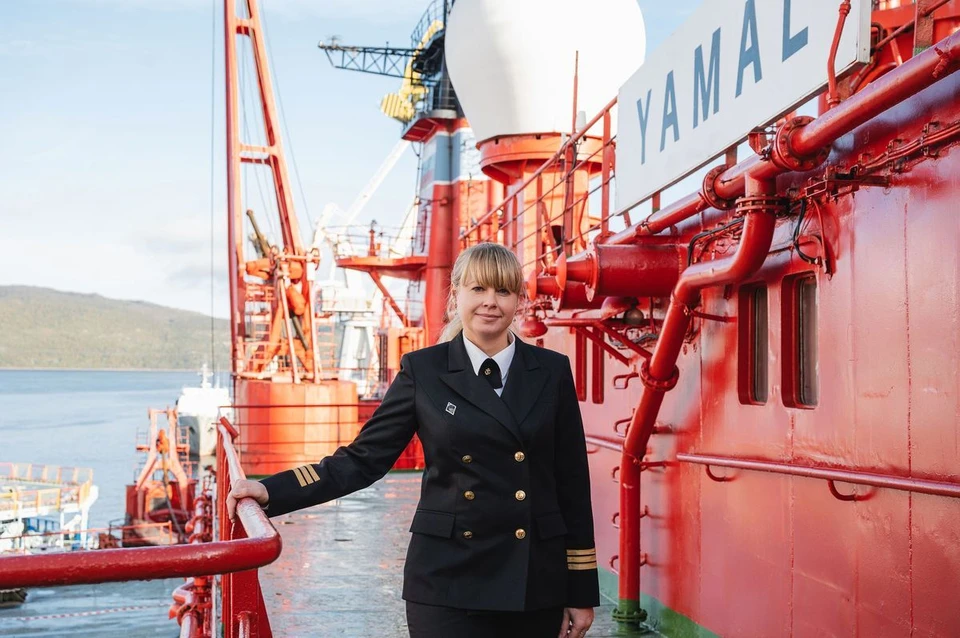 Марина Старовойтова назначена первой в мире женщиной-капитаном атомного ледокола. ФОТО: Росатом.