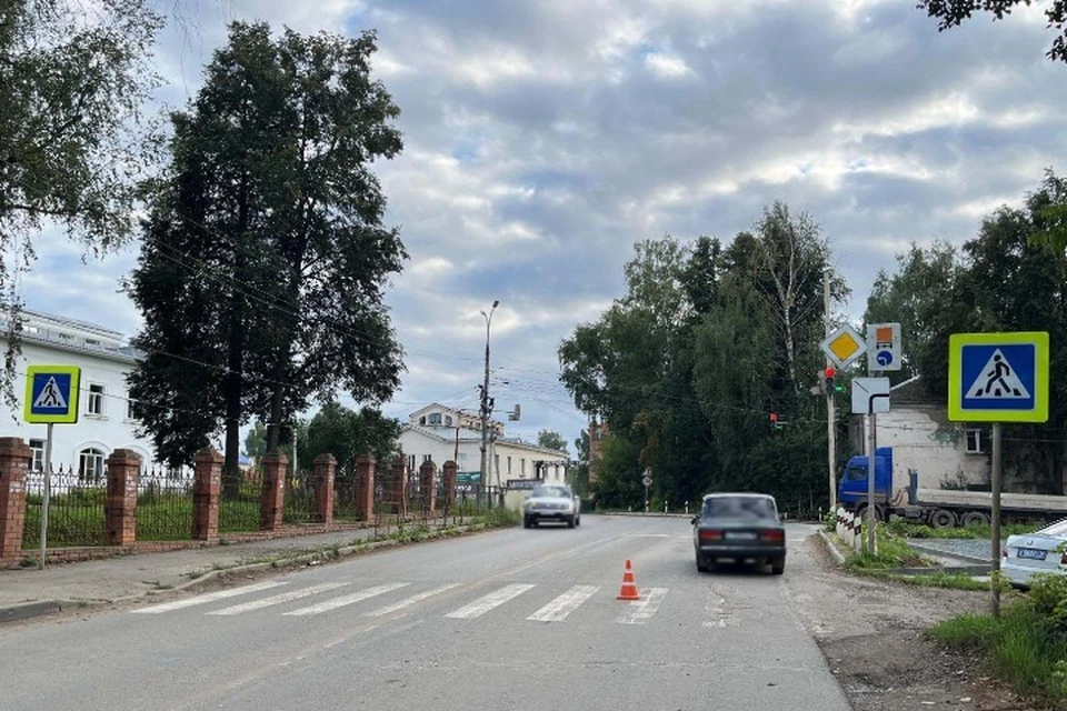 Девочка получила травмы. Фото: Госавтоинспекция Удмуртии