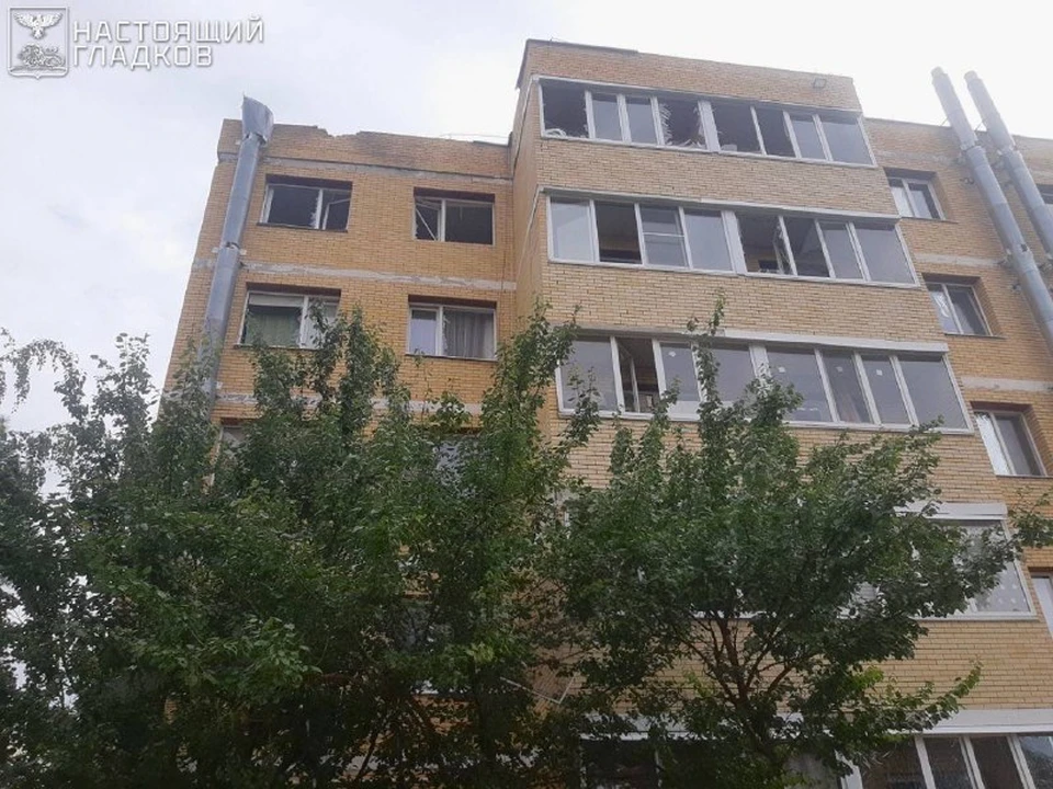 В многоэтажках выбиты окна и повреждены фасады. Фото Telegram-канала губернатора Белгородской области