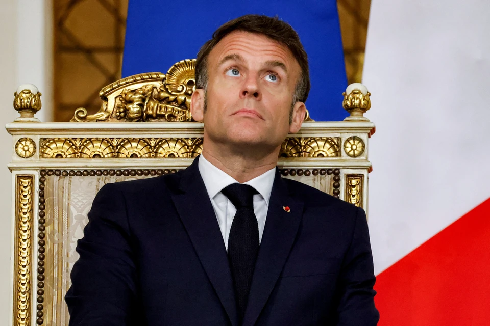 Президент Франции Эммануэль Макрон