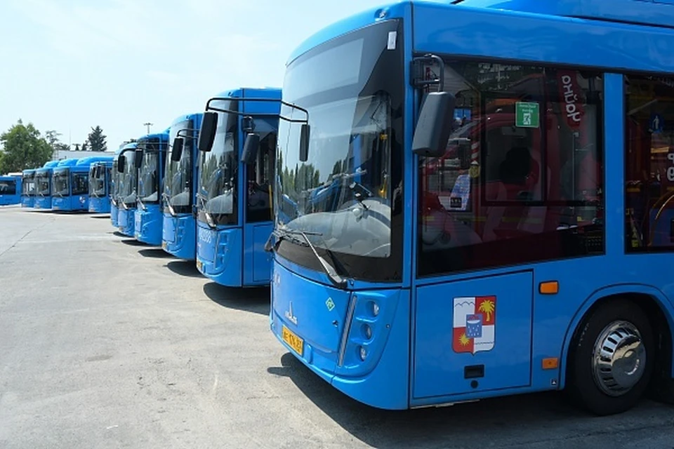 В Сочи планирует обновить более 500 автобусов к 2030 году. Фото: пресс-служба мэрии Сочи