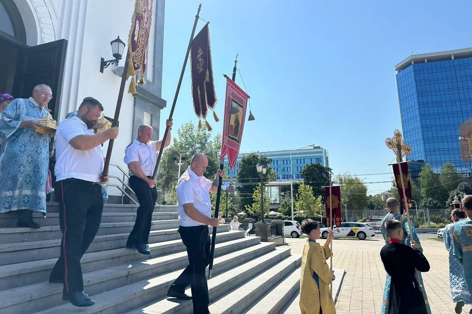В Краснодаре воздали почести казачеству и поддержали участников СВО молитвой. Фото: пресс-служба администрации Кубани