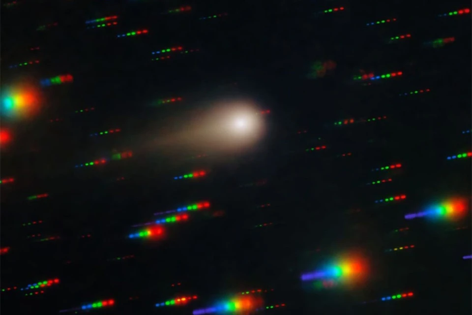 Межзвездная комета 3I/ATLAS на снимке обсерватории Gemini South / © International Gemini Observatory/NOIRLab/NSF/AURA/Shadow the Scientist