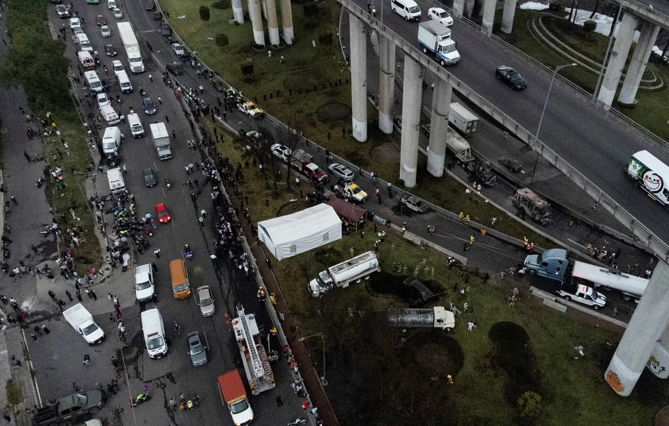 В Мехико взорвалась цистерна с газом, пострадали 57 человек.