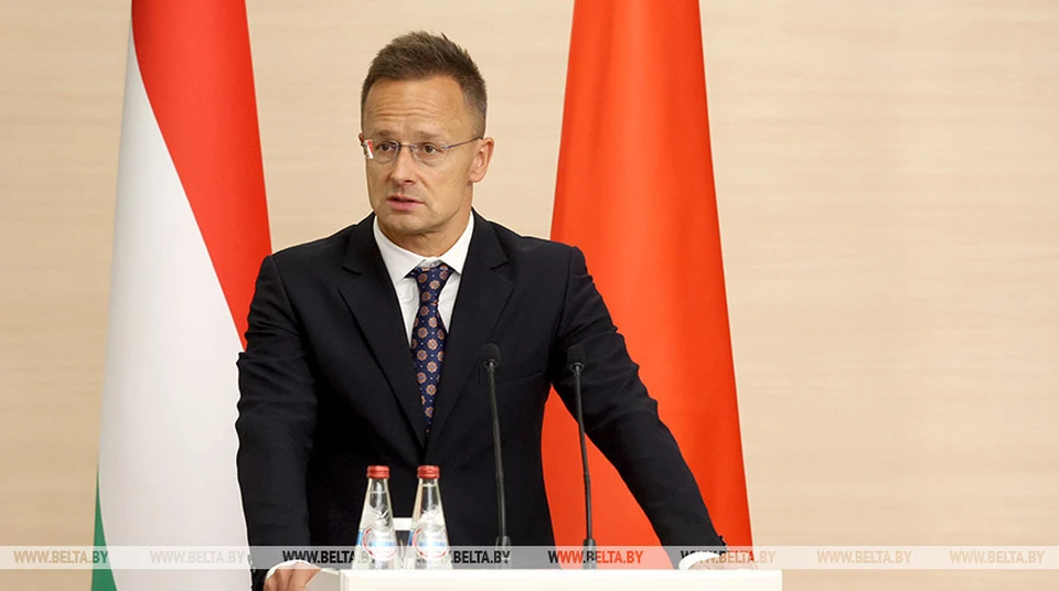 Министр иностранных дел Венгрии заявил в Минске о провале санкций ЕС. Фото: БелТА.