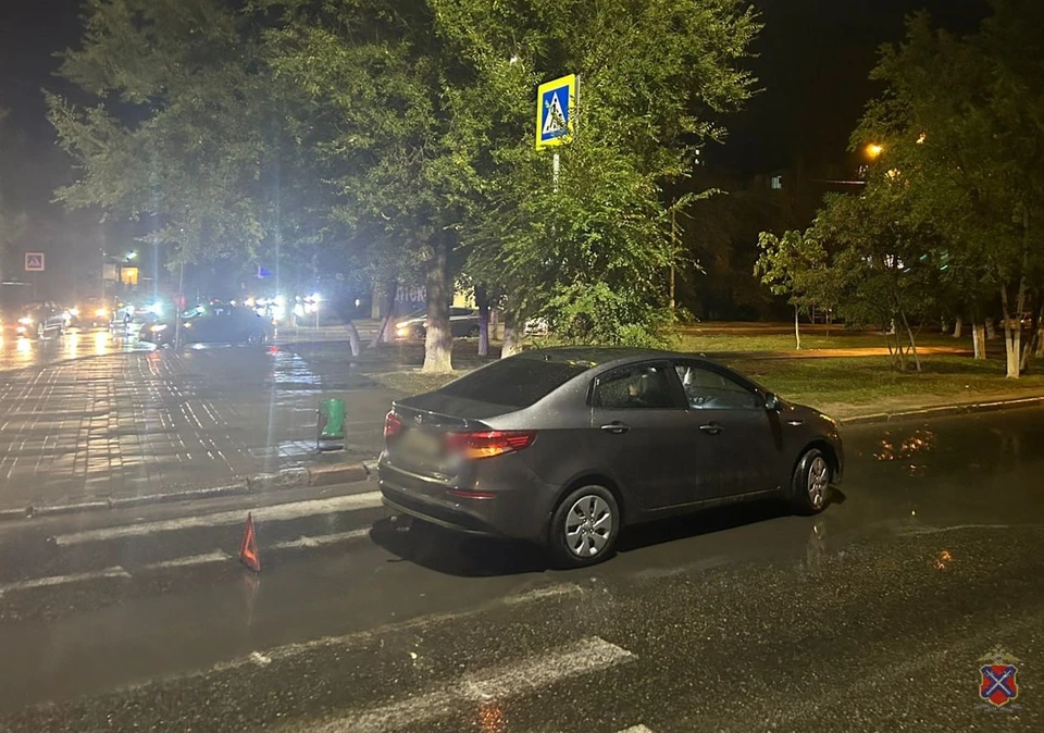 Женщину сбили на пешеходном переходе.