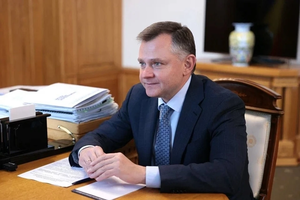 Юрий Слюсарь вступил в должность губернатора. Фото: telegram-канал Юрия Слюсаря.