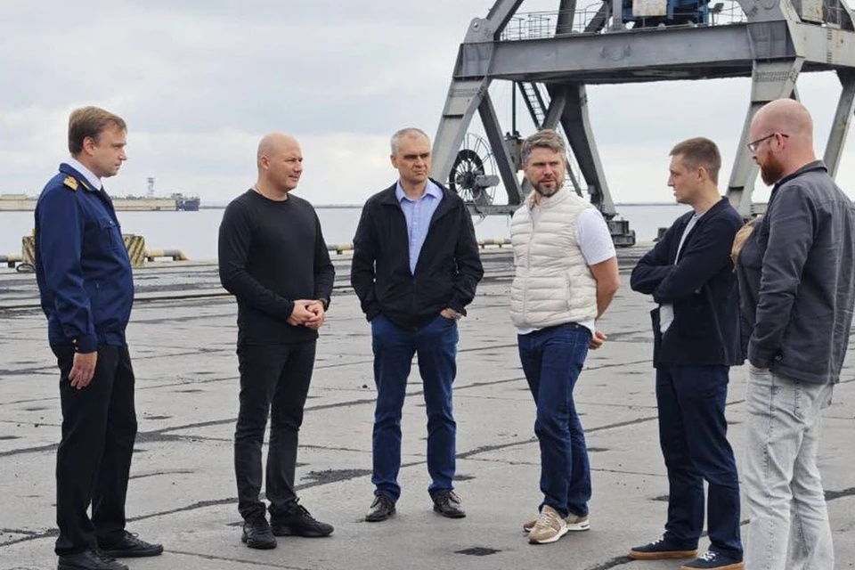 Минстрой РФ поможет в развитии порта Мариуполя. Фото: ТГ/Бондаренко