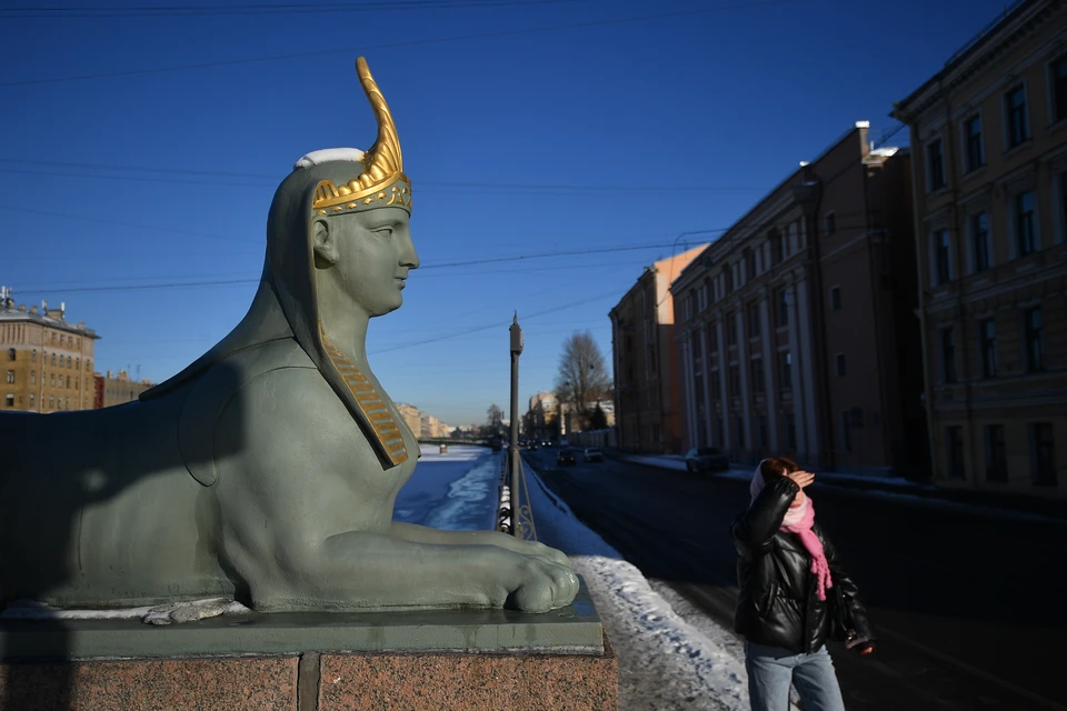 Стало известно, как украсят Египетский мост Петербурга.