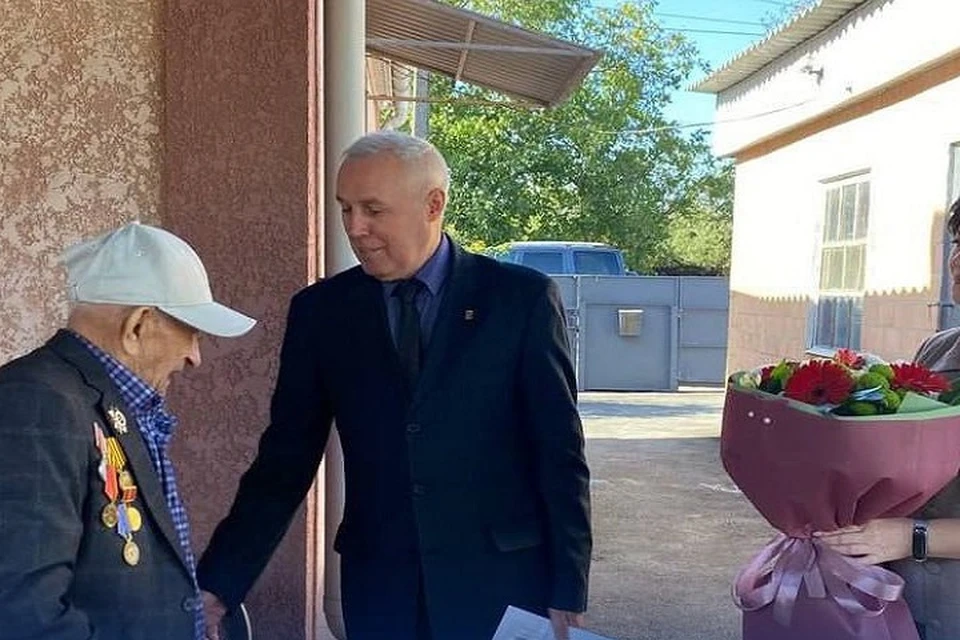 Ветеран Великой Отечественной войны Афанасий Демишев отметил 101-й день рождения. Фото: ЕР ДНР