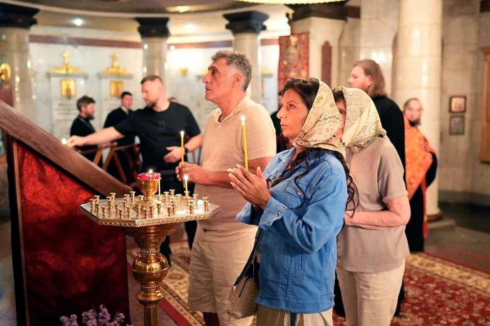 - Маргарита Симоньян в телеграм-канале благодарит людей за поддержку и память о Тигране Кеосаяне: «Спасибо, что молились, что любили и любите его...» Фото: кадр телеканала «Россия».