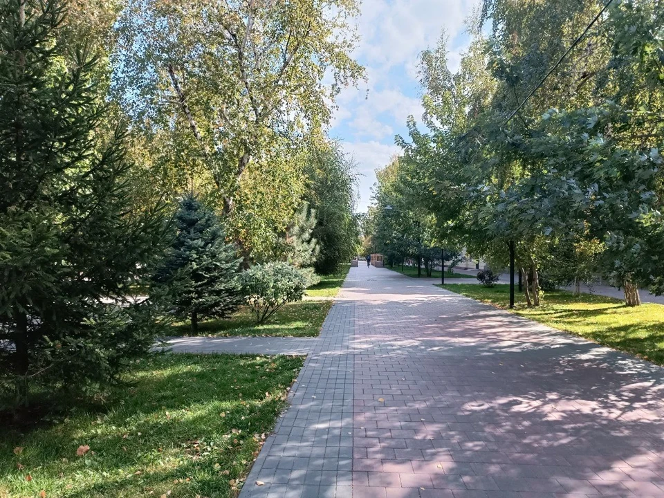 Осень в Волгограде.