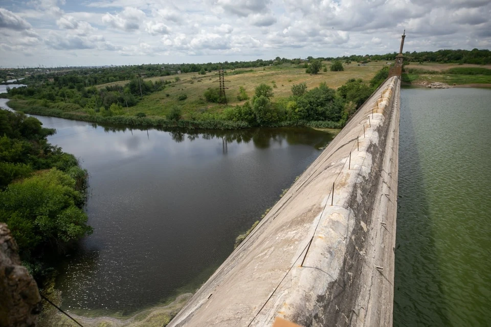 Уровень воды в Старокрымском водохранилище удалось стабилизировать на отметке около 7 миллионов кубометров. Фото: ТГ/Кольцов