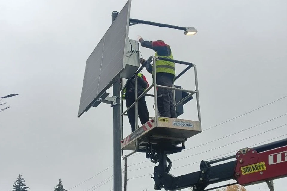 Такая подсветка гарантирует безопасность участников дорожного движения. Фото: Минтранс ЛНР