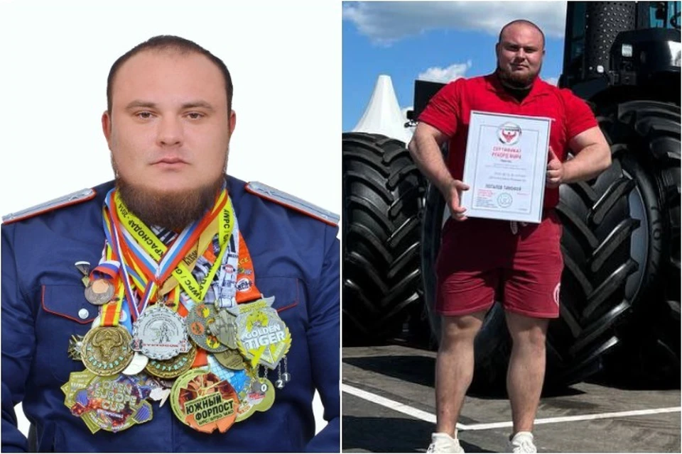 Силач из Ростовской области отжал от груди 370 кг. Фото: из архива героя публикации.