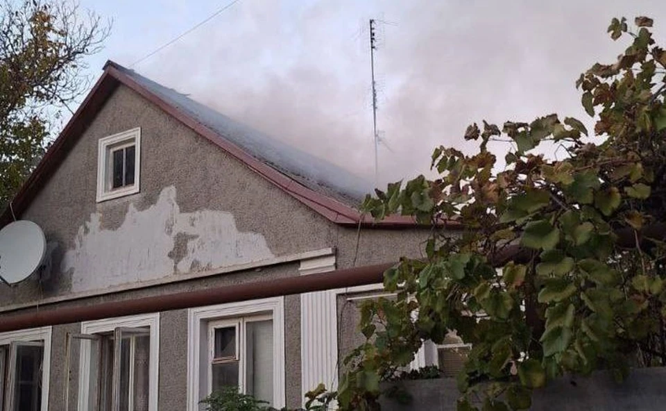 Пострадавших на пожаре нет. Фото: МЧС Крыма/Tg