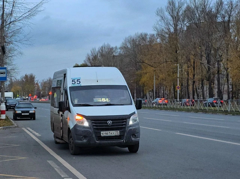 В Ульяновске из-за дорожных работ изменилась схема движения у маршрутки №55 | ФОТО: телеграм-канал Ульяновский пассажир