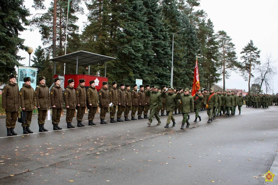 В Беларуси начался осенний призыв. Фото: Министерство обороны Республики Беларусь.