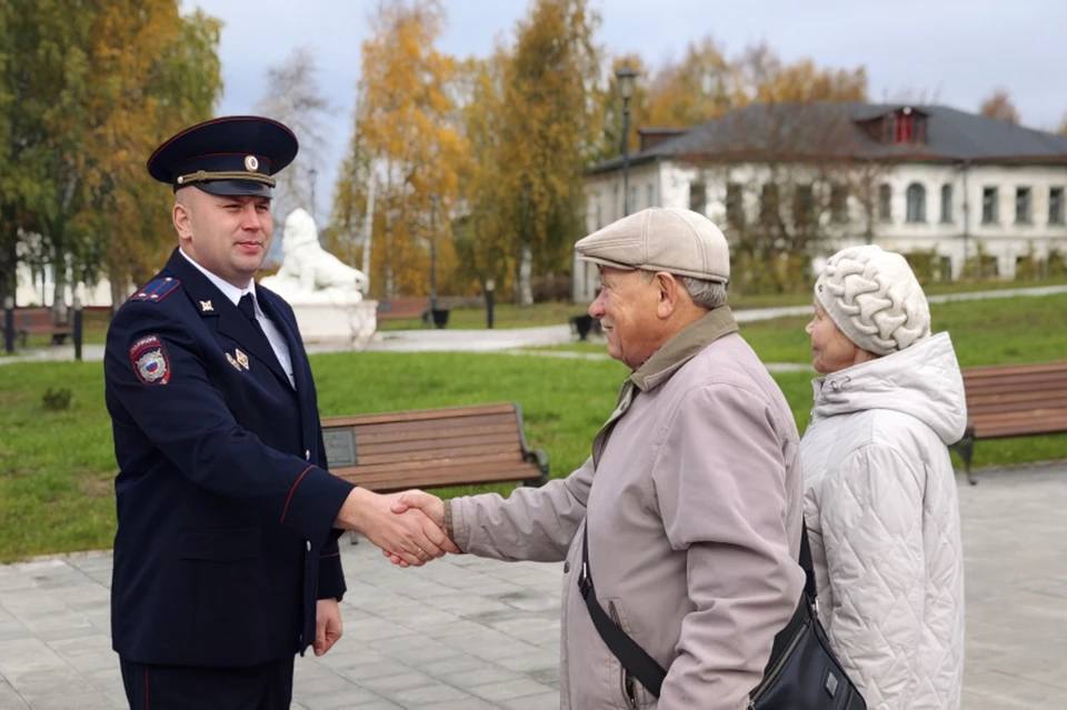 Иван Кух служит в органах внутренних дел 9 лет, участковым уполномоченным полиции - с декабря 2022 года. Фото: УМВД Архангельской области