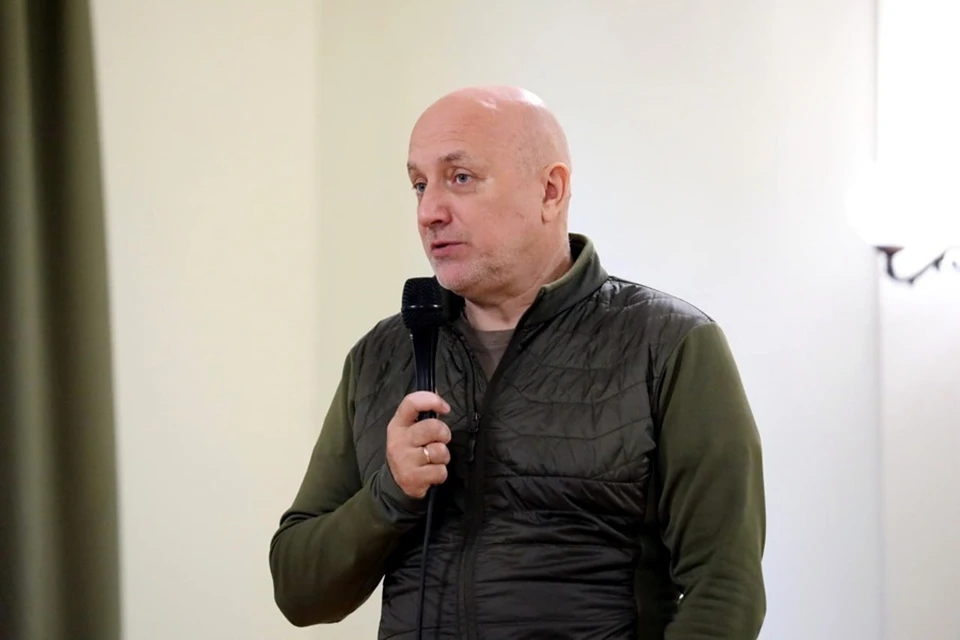 Ветераны боевых действий встретились с Захаром Прилепиным в Донецке. Фото: Защитники Отечества в ДНР