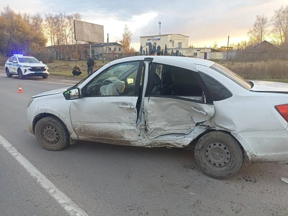 В ДТП в Спасском районе пострадали два человека. Фото: Госавтоинспекция Рязанской области