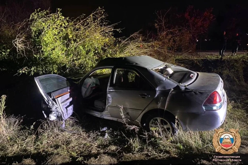 Под Таганрогом в ДТП с «Тойотой» пострадали два человека. Фото: Госавтоинспекция Ростовской области.