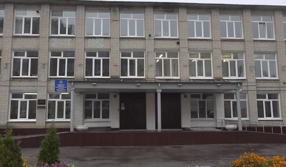 На время ремонтных работ учеников переселили во второй корпус учреждения образования. Фото телеграм-канал Александра Болдакина