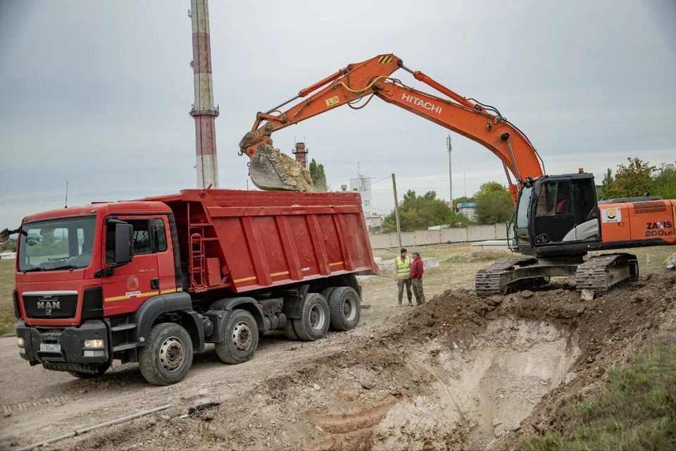 Старая ветка водовода останется в качестве резервной. Фото: телеграм-канал Михаила Развожаева