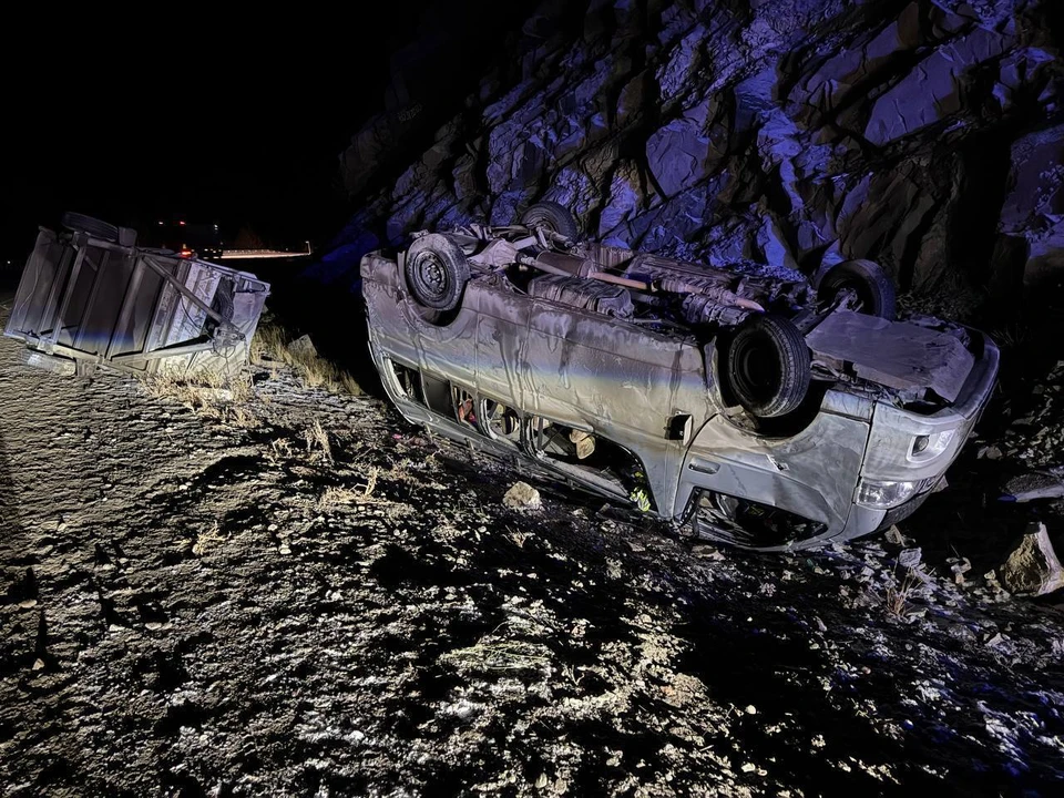 10 человек пострадали в ДТП с пассажирским автобусом в Туве. Фото: МВД по Республике Тыва