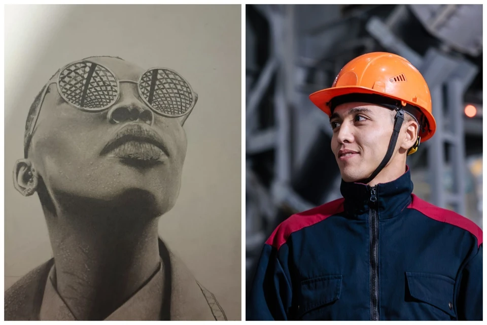 В свободное время Саид Татьянов рисует реалистичные портреты.