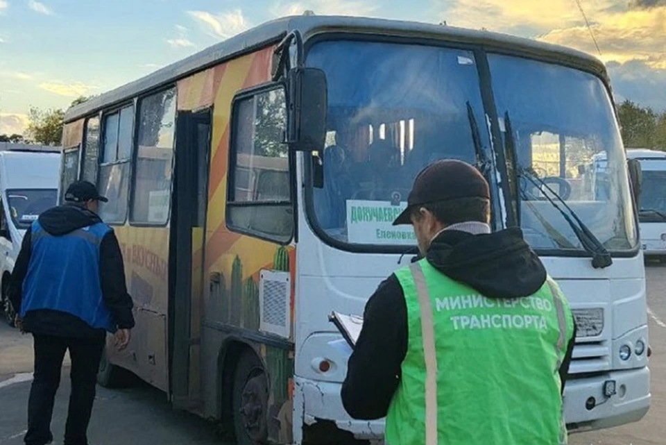Всего были обследованы 22 автобуса, которые курсируют между городами. Фото: Минтранс ДНР