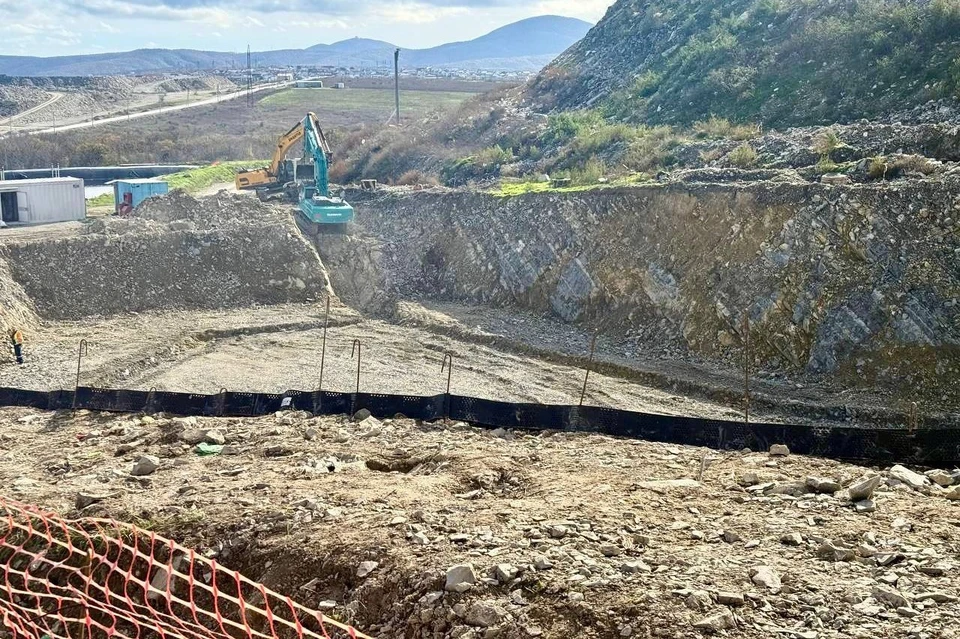 На горе Щелба в Новороссийске строят комплекс компостирования отходов. Фото: пресс-служба администрации Краснодарского края