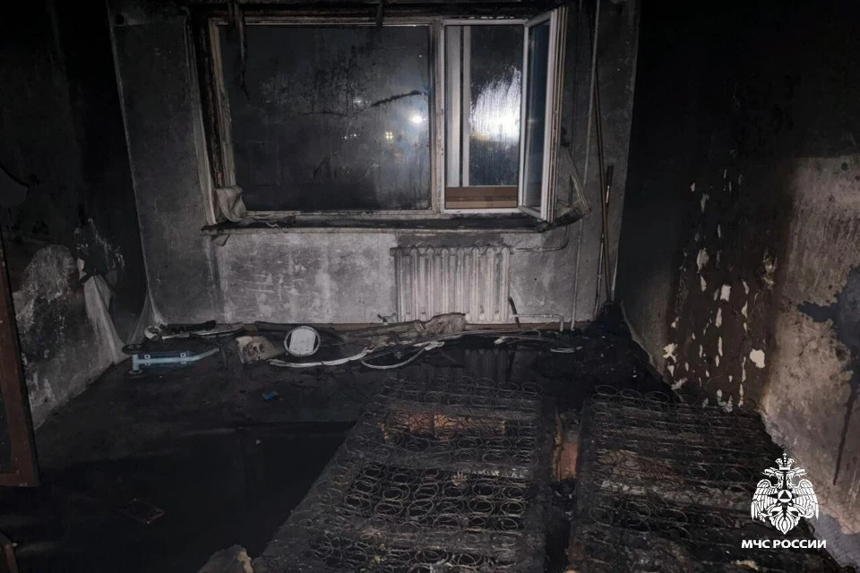 Дети находились дома одни Фото: МЧС Приморского края