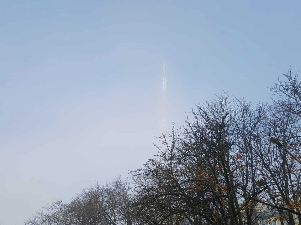 Туман в Калуге.