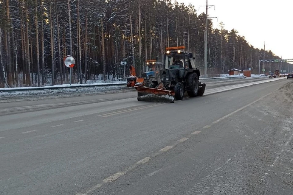 Все дороги в регионе открыты для движения. Фото: ТУАД Новосибирской области