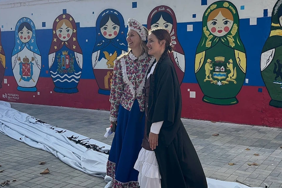 Мурал создали художники из Крыма Фото: администрация ХО